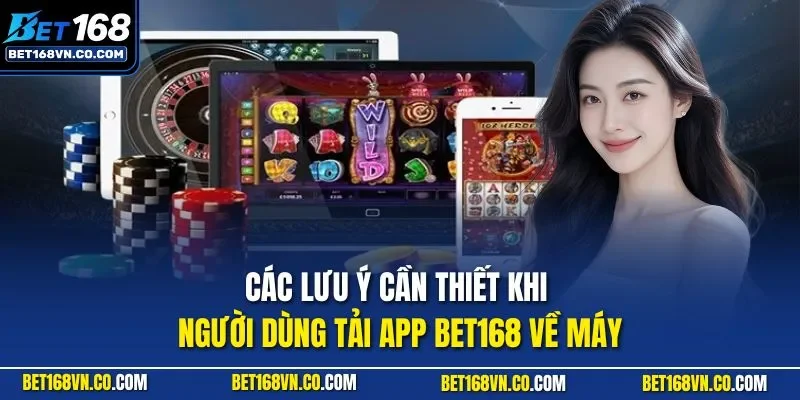 Các lưu ý cần thiết khi người dùng tải app BET168 về máy